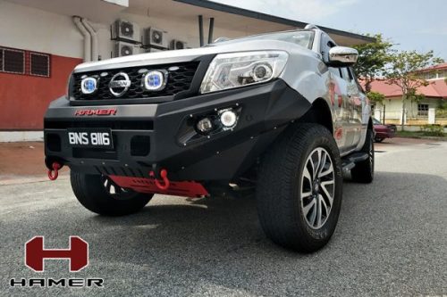 M-SERIES BULL BAR (DOUBLE LIGHTS) NISSAN NAVARA 4X4