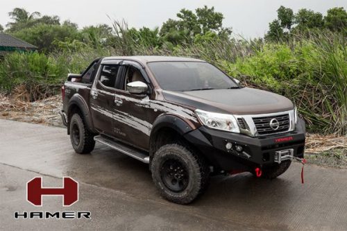 M-SERIES BULL BAR (DOUBLE LIGHTS) NISSAN NAVARA 4X4