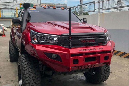 M-SERIES BULL BAR (SINGLE LIGHT) TOYOTA HILUX 4X4