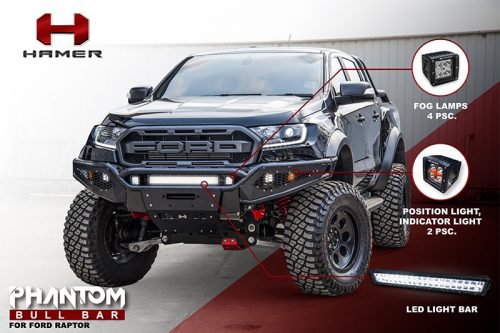 PHANTOM SERIES BULL BAR FORD RANGER 4X4