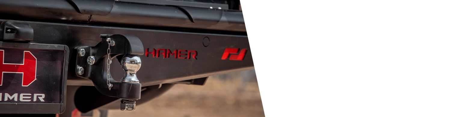 HAMER RS-SERIES REAR BUMPER IN BLACK - BANNER HOME