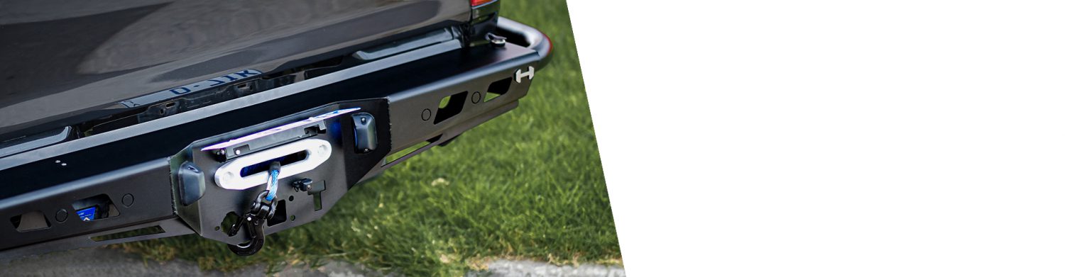 HAMER S-SERIES REAR BUMPER IN BLACK - BANNER HOME