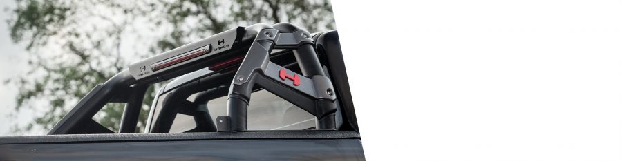 HAMER HECTOR SERIES ROLL BAR IN BLACK - BANNER HOME