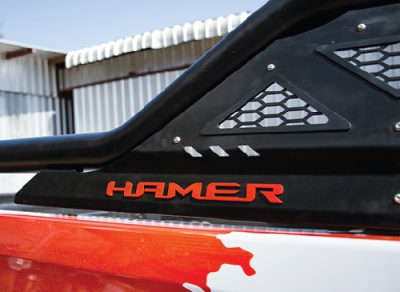 HAMER TITANIUM SERIES ROLL BAR IN BLACK - BANNER HOME