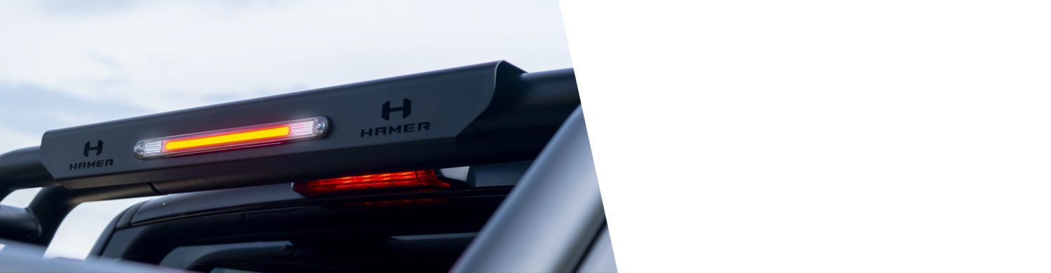 HAMER PREMIUM SERIES ROLL BAR IN BLACK - BANNER HOME