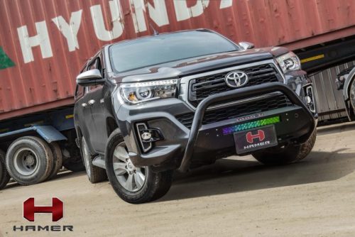 HAMER CYCLONE SERIES NUDGE BAR (MULTICOLOR) IN BLACK FOR HILUX REVO ROCCO 2018-2019