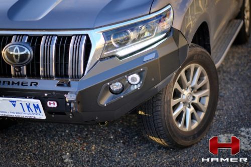 HAMER KING SERIES BULL BAR IN BLACK FOR TOYOTA PRADO