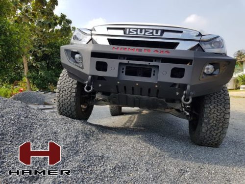 M-SERIES BULL BAR (SINGLE LIGHT) IN BLACK FOR ISUZU D-MAX 2017-2019