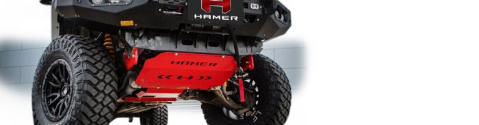 HAMER PROTECTION PLATE H-001 IN RED - BANNER HOME