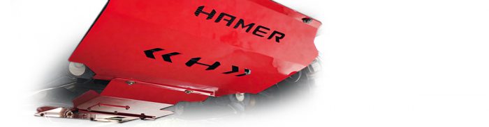 HAMER PROTECTION PLATE H-001 IN RED - BANNER HOME