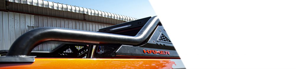 HAMER TITANIUM SERIES ROLL BAR IN BLACK - BANNER HOME