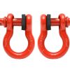 HAMER OMEGA SHACKLES IN RED ACCESSORY FOR CARS