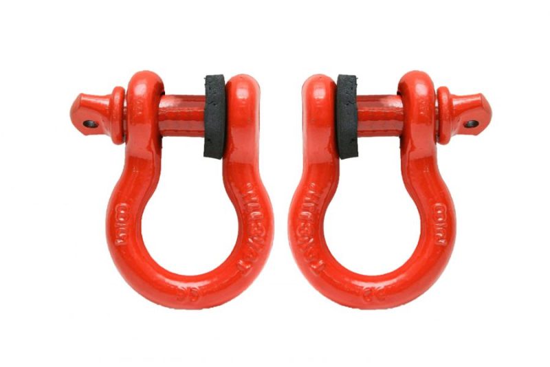 HAMER OMEGA SHACKLES IN RED ACCESSORY FOR CARS