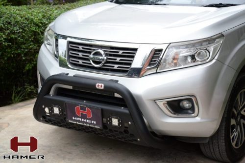 HAMER STORM NUDGE BAR IN BLACK FOR NISSAN NAVARA NP300/D40