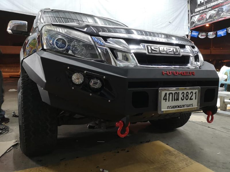 M-SERIES BULL BAR (DOUBLE LIGHTS) FOR ISUZU D-MAX 2017-2019