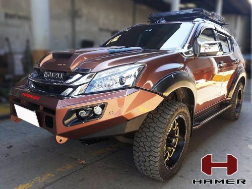 M-SERIES BULL BAR (DOUBLE LIGHTS) FOR ISUZU MU-X 2017-2019