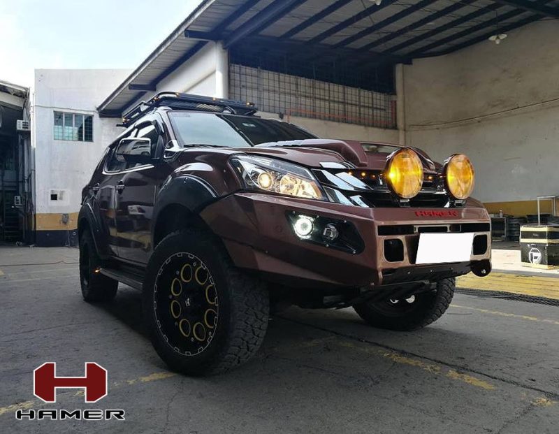 M-SERIES BULL BAR (DOUBLE LIGHTS) FOR ISUZU MU-X 2017-2019