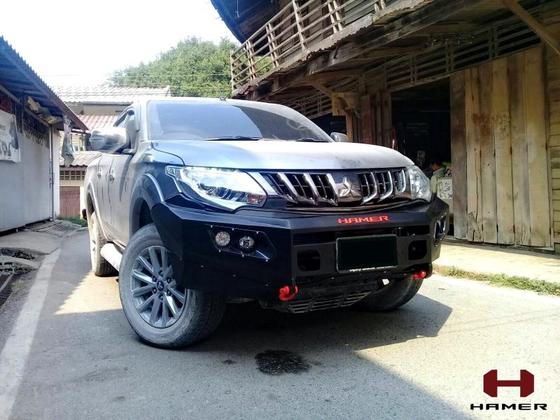 M-SERIES BULL BAR (DOUBLE LIGHTS) FOR MITSUBISHI TRITON MQ 2015-2018