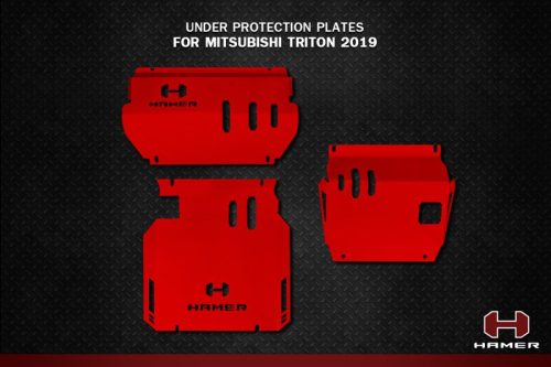 HAMER FULL UNDER PROTECTION PLATES FOR MITSUBISHI TRITON MR 2019+