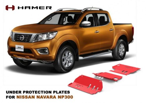 HAMER FULL UNDER PROTECTION PLATES FOR NISSAN NAVARA NP300