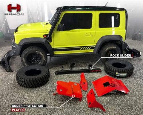 HAMER FULL UNDER PROTECTION PLATES FOR SUZUKI JIMNY JB74