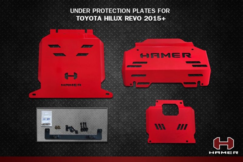 HAMER FULL UNDER PROTECTION PLATES for TOYOTA HILUX REVO 2015