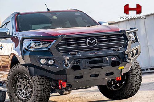 HAMER KING PLUS SERIES FRONT BULL BAR FOR MAZDA BT50 2020+