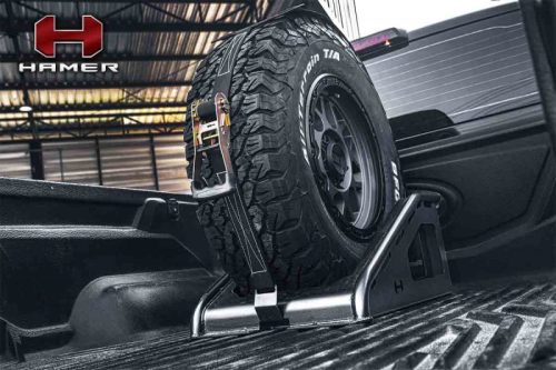 HAMER VERTICAL TIRE CARRIER