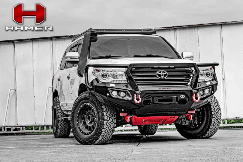 king series plus bull bar for toyota land cruiser vx200 2010