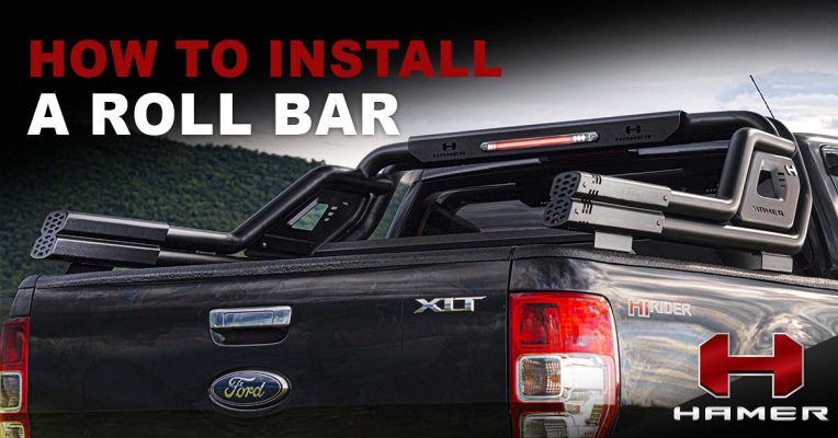 hamer-roll bar with 4x4 ford