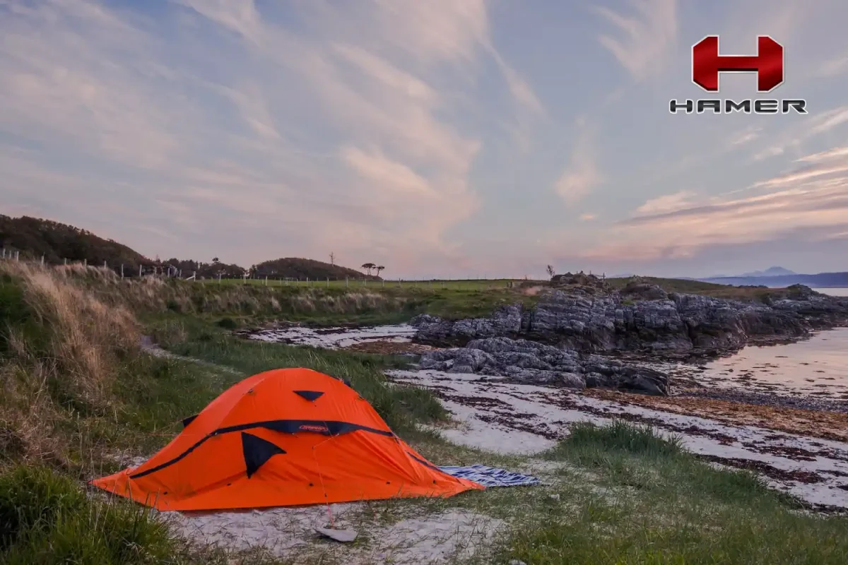 nature tent campsite