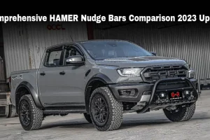 4x4 ford ranger with hamer cyclone nudge bar