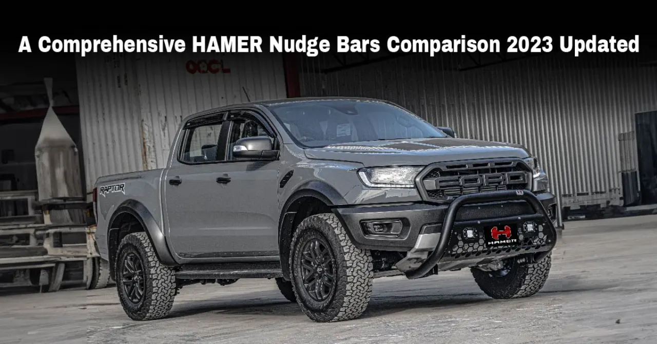 4x4 ford ranger with hamer cyclone nudge bar