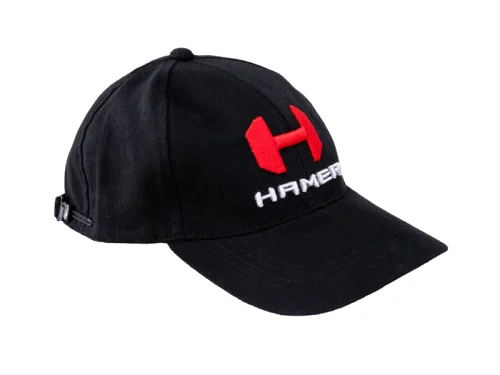 HAMER CAP 1ST EDITION (BLACK CAP - RED LOGO)